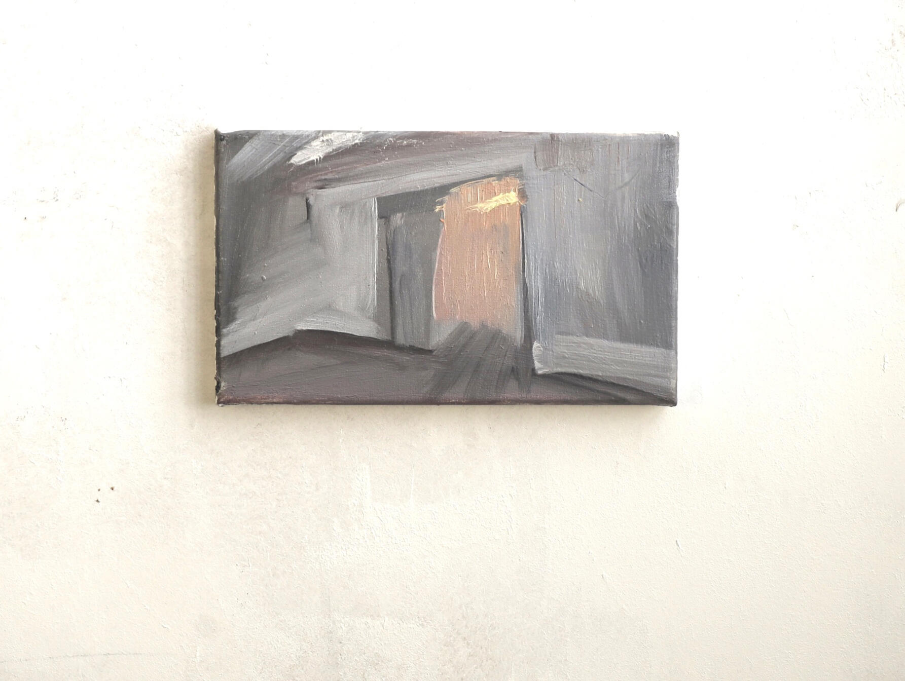 storage room 2023 canvas, oil 15x7cm
